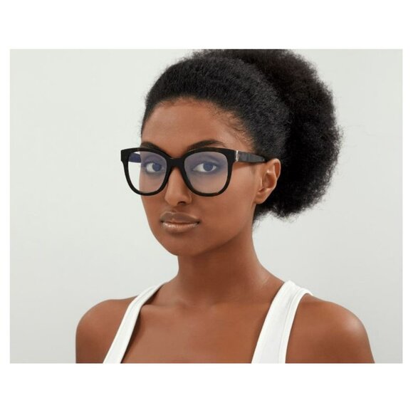 Saint Laurent SLM97 001 BRAND NEW Eyeglasses Black Square Women - Picture 4 of 13